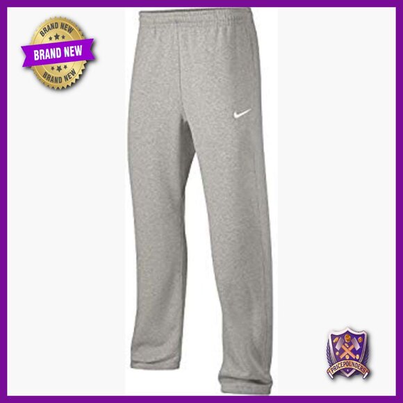 Men's Sweatpants with Drawcord Waist Side Pockets Fleece Fabric